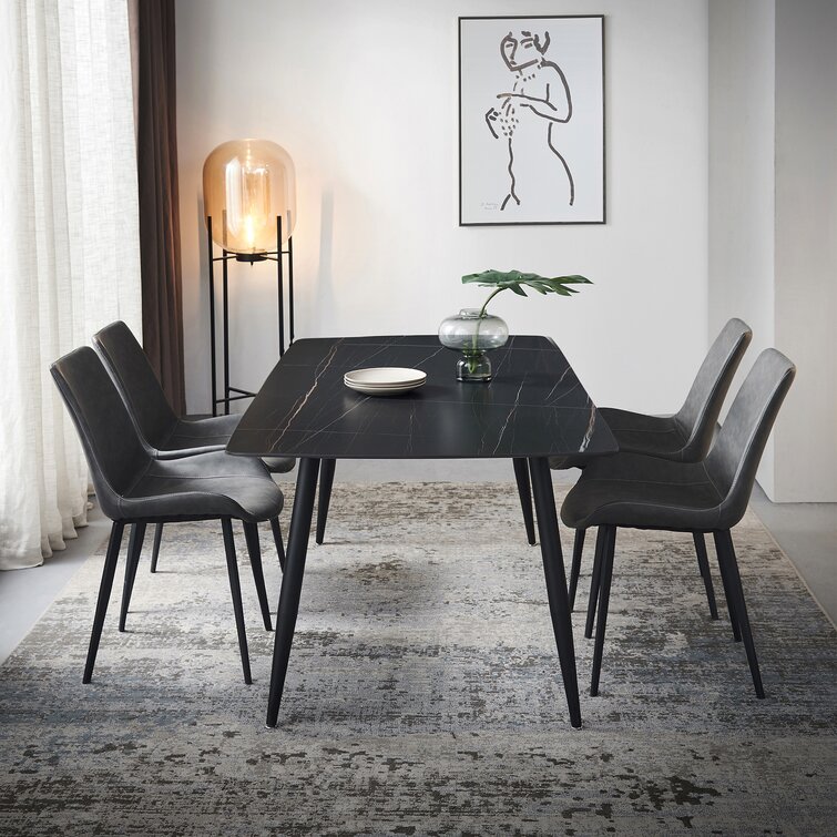 Wayfair dining best sale chairs black